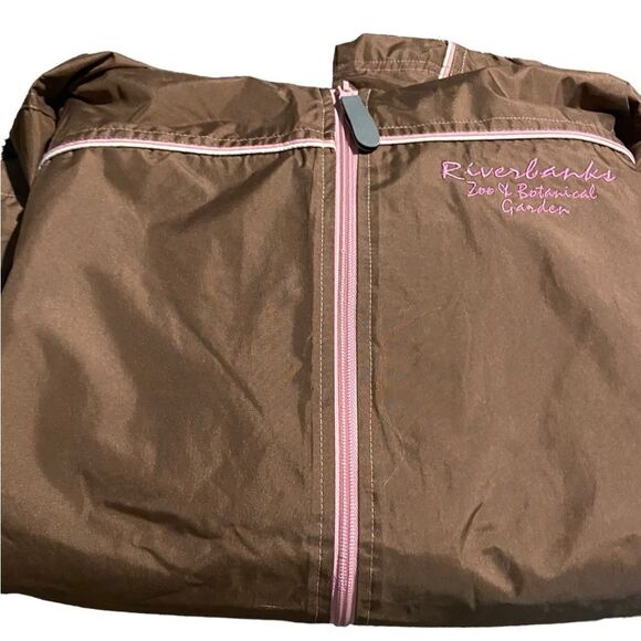 Riverbanks zoo and botanical garden rain jacket ladies size small excellent - Picture 2 of 2